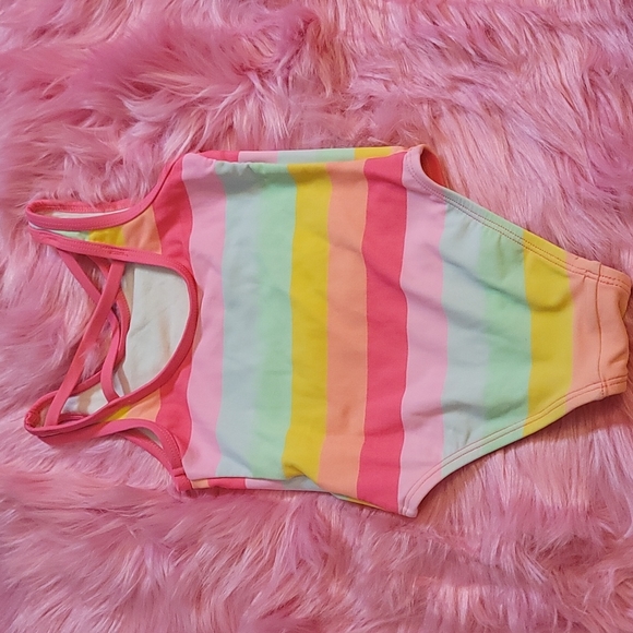 Children's place. Gently worn swim suit, girls 2T, multicolored - Picture 3 of 3